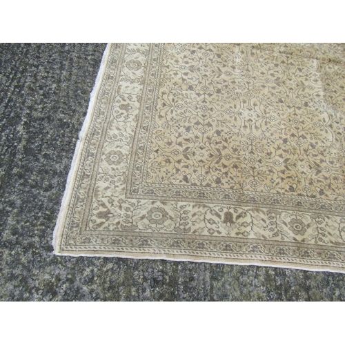 979 - Persian Pure Wool Rug Pale Ground 285cm x 195cm