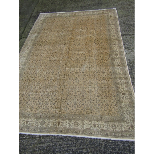 979 - Persian Pure Wool Rug Pale Ground 285cm x 195cm