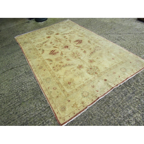 983 - Persian Pure Wool Rug Pale Ground 290cm Long x 195cm Wide