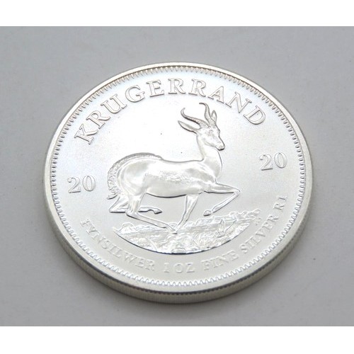 1171 - Silver Kruggerand 1oz Pure Silver Coin