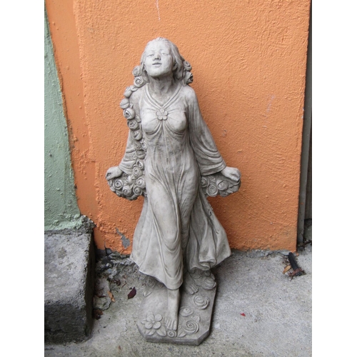 2082 - Composite Stone Figure Classical Lady