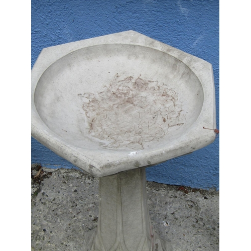 2084 - Composite Stone Birdbath