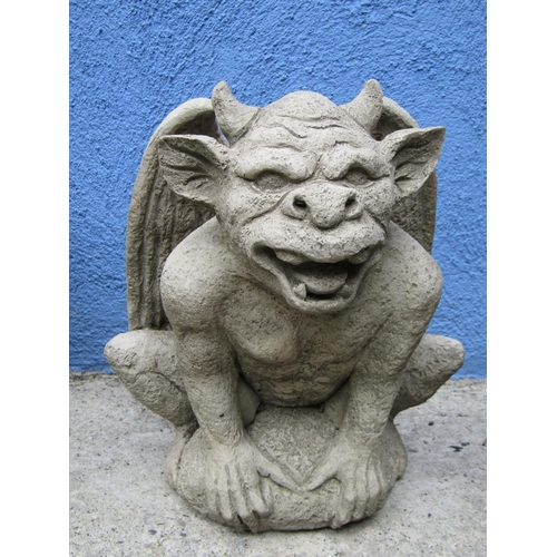 2089 - Composite Stone Gargoyle Figure