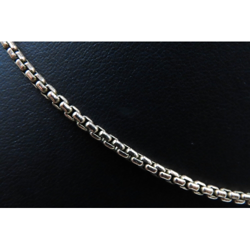 140 - 9 Carat Yellow Gold Box Link Chain 50cm Long