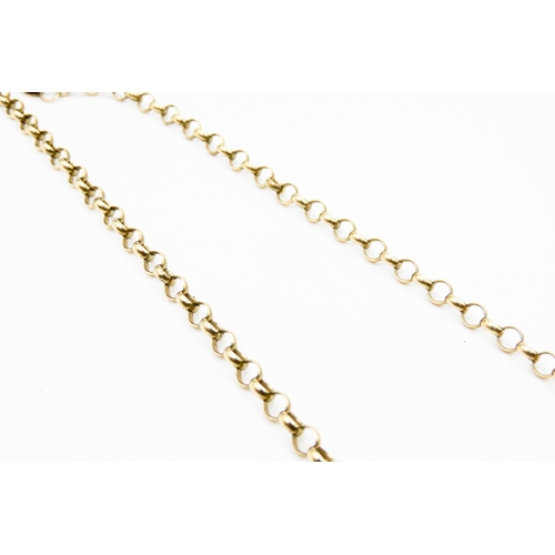 284 - 9 Carat Yellow Gold Belcher Link Chain 58cm Long