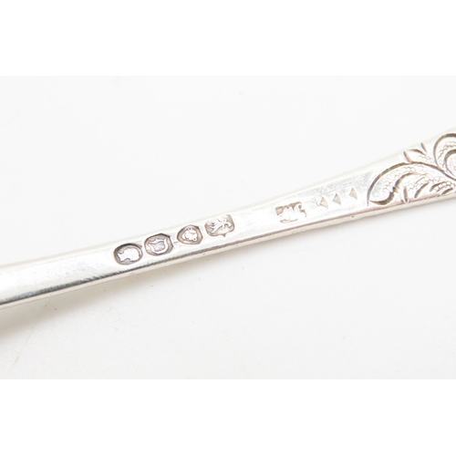 368 - Silver Berry Serving Spoon Attractively Detailed 18cm Long