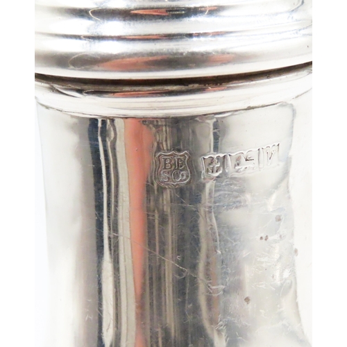 482 - Silver Pedestal Form Sugar Shaker 17cm High