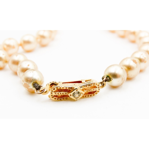 575 - Ladies Fantasy Pearl Necklace 54cm Long