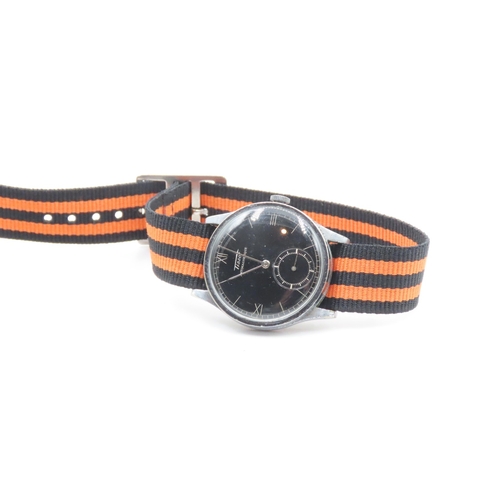 592 - Tissot Military Watch Canvas Strap