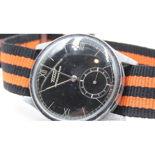 592 - Tissot Military Watch Canvas Strap