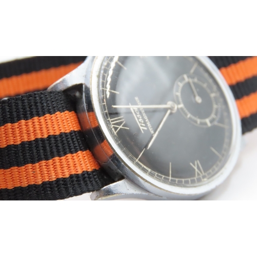 592 - Tissot Military Watch Canvas Strap