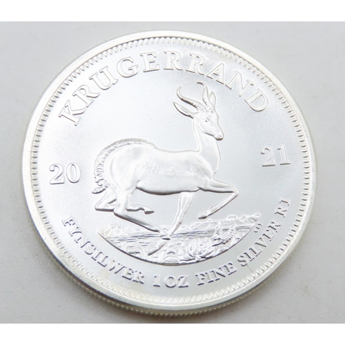 647 - Silver Krugerrand 1oz Pure Silver Coin