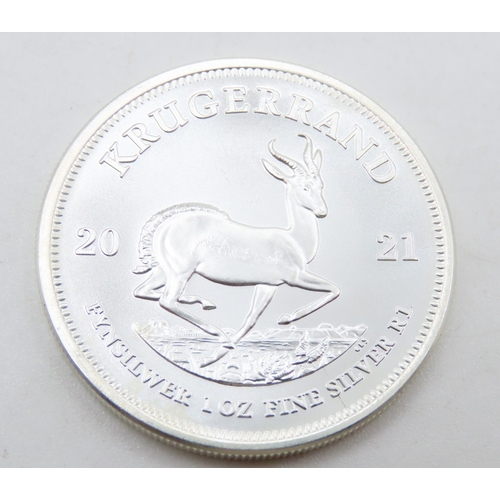 649 - Silver Krugerrand 1oz Pure Silver Coin