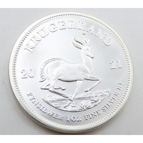 650 - Silver Krugerrand 1oz Pure Silver Coin