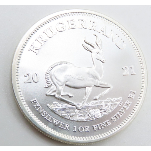 655 - Silver Krugerrand 1oz Pure Silver Coin