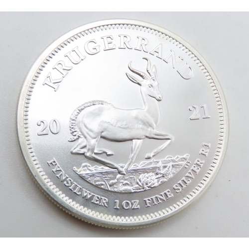 656 - Silver Krugerrand 1oz Pure Silver Coin