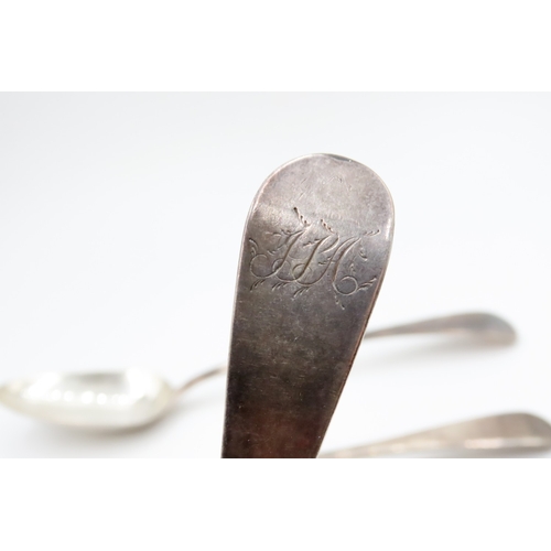 685 - Four Silver Serving Spoons