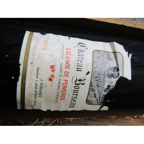 1016 - Chateau Bourdeau Pomerol Claret Jeroboam Bottle Unopened Dated 1970 Stored Well Contained Within Ori... 