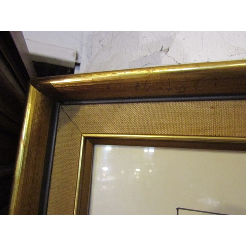 1027 - A Turner Brussels Watercolour Signed and Dated 1982 Contained Within Gilded Frame Approximately 22 I... 