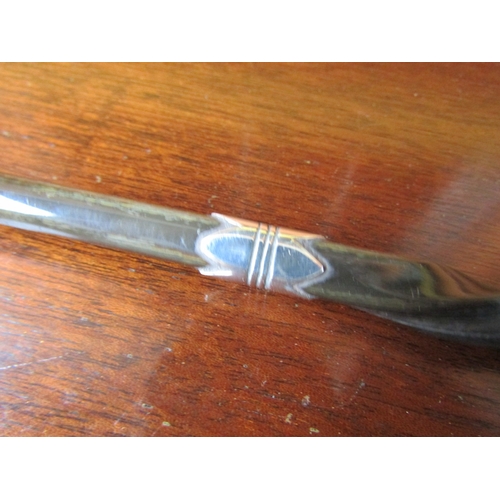 1043 - Georgian Silver Toddy Ladle with Whale Sinew Handle Hallmarked to Bowl Approximately 14 Inches Long