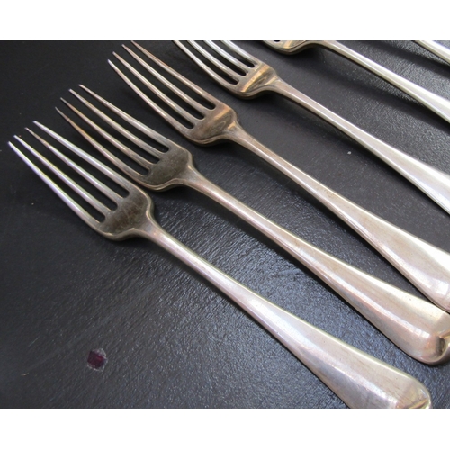 1055 - Set of Six Silver Table Forks