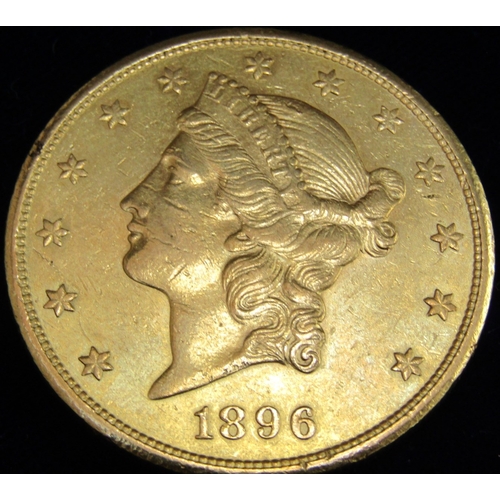 1070 - 1896 USA Twenty Dollar Gold Coin