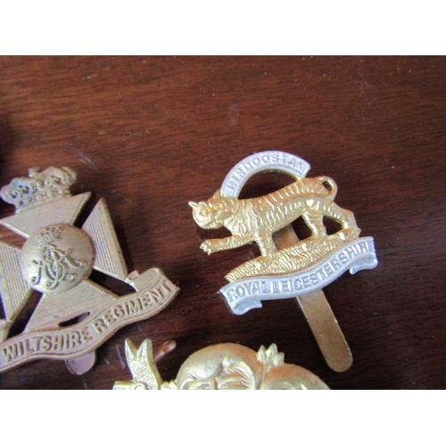 1084 - Collection of Various Military Cap Badges Quantity as Photographed