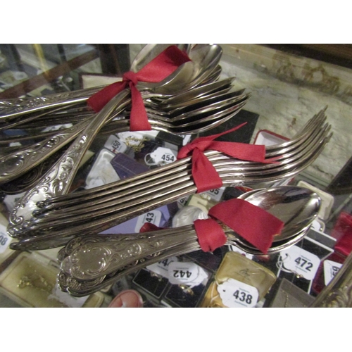 1103 - Collection of Various Kings Pattern Silver Plated Table Cutlery Quantity as Photographed