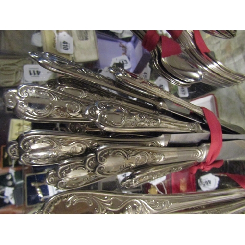 1103 - Collection of Various Kings Pattern Silver Plated Table Cutlery Quantity as Photographed