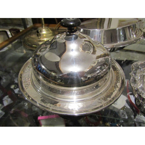 1104 - Collection of Various Edwardian and Later Silver Plated Table Ware Including Two Serving Dishes with... 