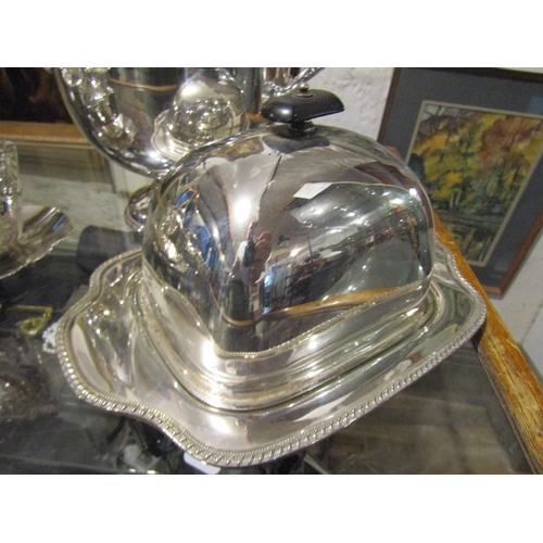 1105 - Various Silver Plate Table Ware Including Preserve Dish and Rest Tallest Approximately 9 Inches High