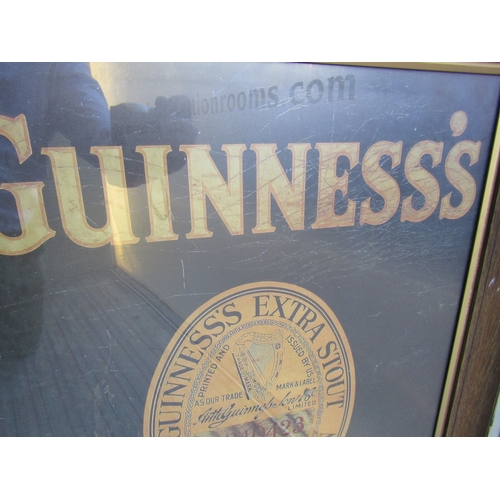 1146 - Guinness Stout Public Bar Advertising Sign Contained Within Guinness Frame Inscribed Arthur Guinness... 