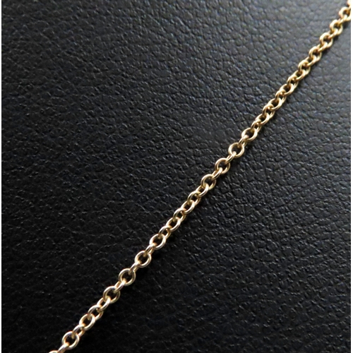 119 - Celtic Motif Ladies 9 Carat Yellow Gold Necklace 42cm Long