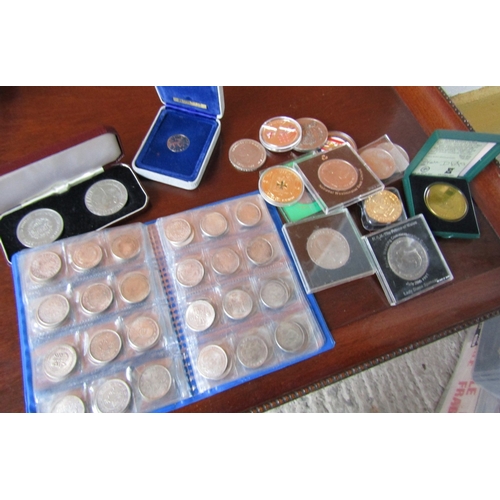 1207 - Collection of Various World Coins and Others Quantity as Photographed