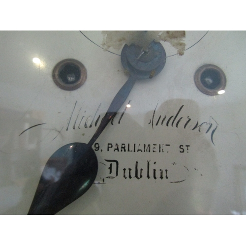 1243 - William IV Mahogany Cased Dublin Made Long Case Clock Original Condition with Weights Pendulum Roman... 