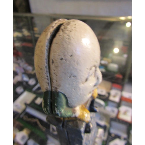 1285 - Humpty Dumpty Antique Cast Iron Moneybox Approximately 6 Inches High