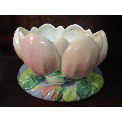 1315 - Clarice Cliff Tulip Form Bowl Approximately 9 Inches Diameter