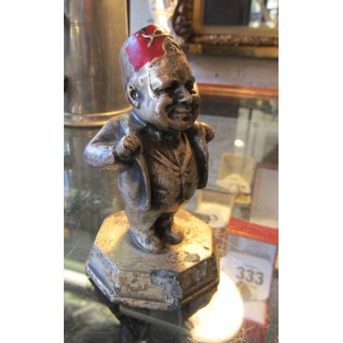 1335 - Masonic Figure Antique Humorous Gentleman with Fez Approximately 10cm High