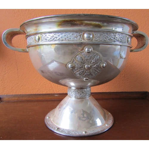 1393 - Irish Silver Ardagh Chalice Full Size Hallmarked Dublin 1909 by Weir and Sons Finely Detailed Throug... 