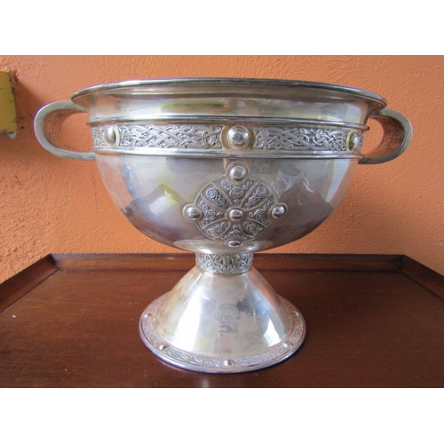 1393 - Irish Silver Ardagh Chalice Full Size Hallmarked Dublin 1909 by Weir and Sons Finely Detailed Throug... 