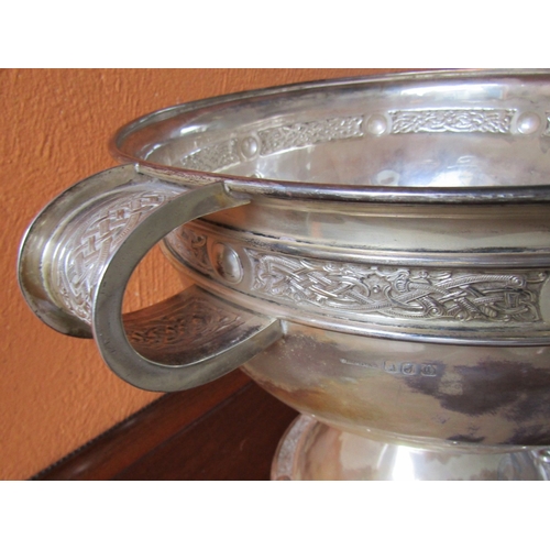 1393 - Irish Silver Ardagh Chalice Full Size Hallmarked Dublin 1909 by Weir and Sons Finely Detailed Throug... 