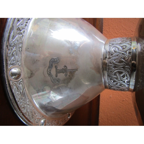 1393 - Irish Silver Ardagh Chalice Full Size Hallmarked Dublin 1909 by Weir and Sons Finely Detailed Throug... 