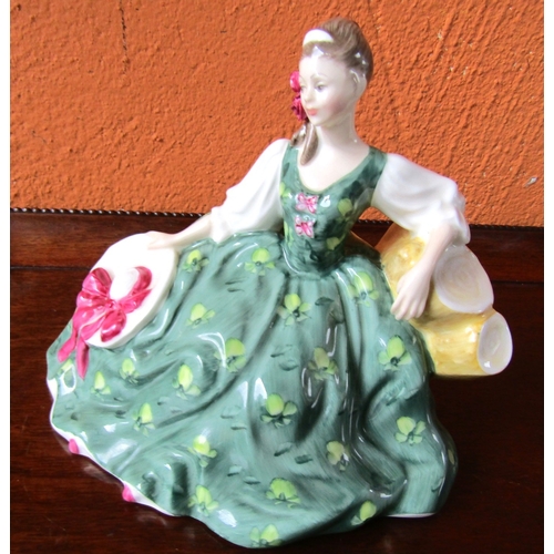 1399 - Royal Doulton Figure Titled Elyse Approximately 7 Inches High