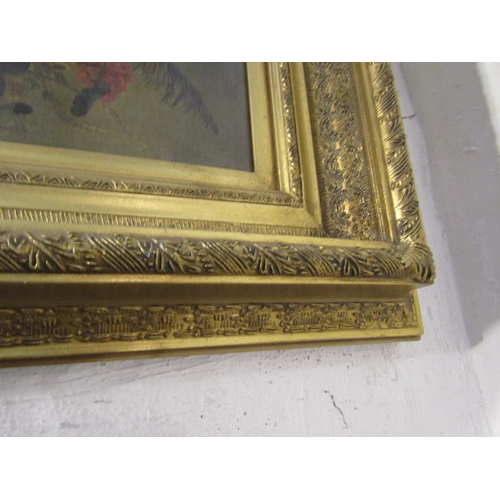 1430 - Still Life Contained Within Gilded Frame Picture Approximately 14 Inches High x 10 Inches Wide