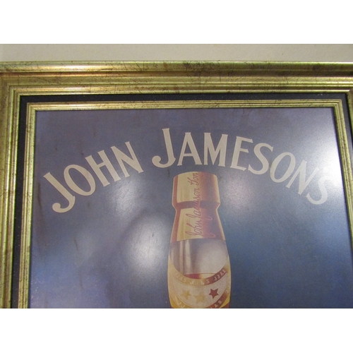 1444 - John Jameson Public Bar Advertising Sign Contained Within Gilded Frame Approximately 34 Inches High ... 