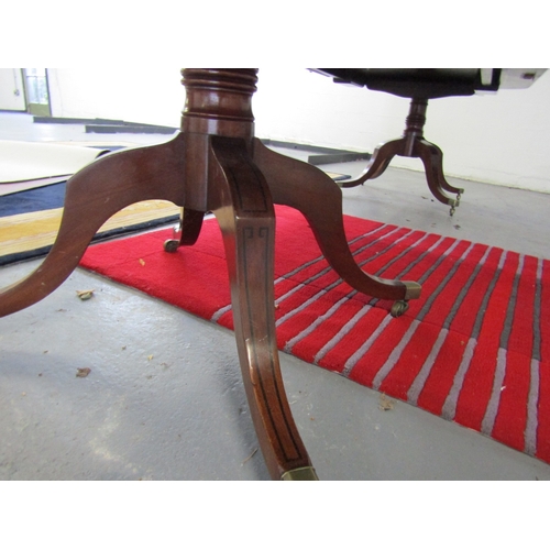 1480 - Antique Irish Mahogany Dining Room Table Extending to Approximately 10ft Centre Leaf Insert Good Qua... 