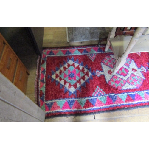 1496 - Turkish Pure Wool Runner Approximately 3ft Wide x 12ft Long