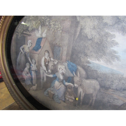 1498 - George Morland Dried Point Engraving Contained within Morland Frame Approximately 20 Inches Wide