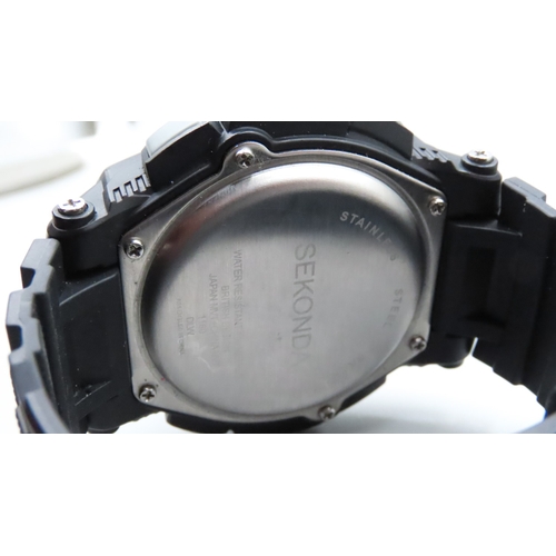 152 - Sekonda Alarm Chrono Digital Sports Watch As New