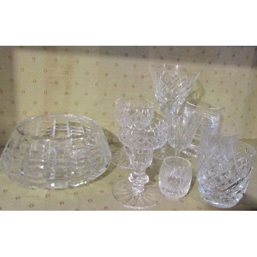 1579 - Collection of Various Irish Crystal Including Waterford and Bowl Quantity as Photographed